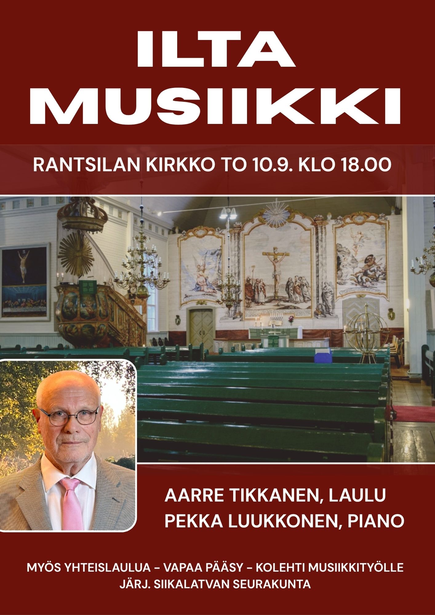 Iltamusiikki Rantsilan kirkossa